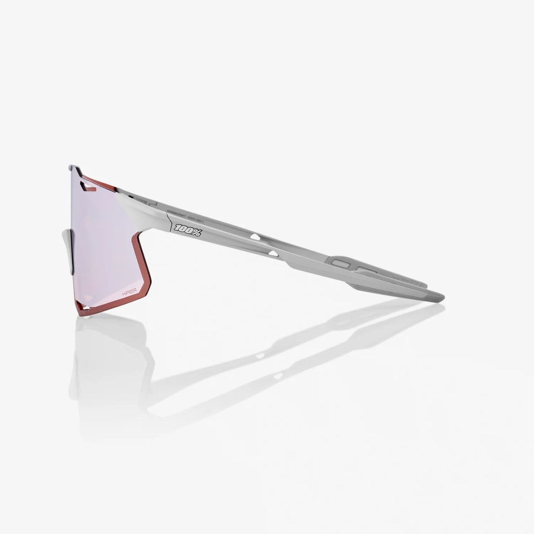 HYPERCRAFT® - Gloss Stone Grey - Hiper Crimson Mirror + Clear Lens