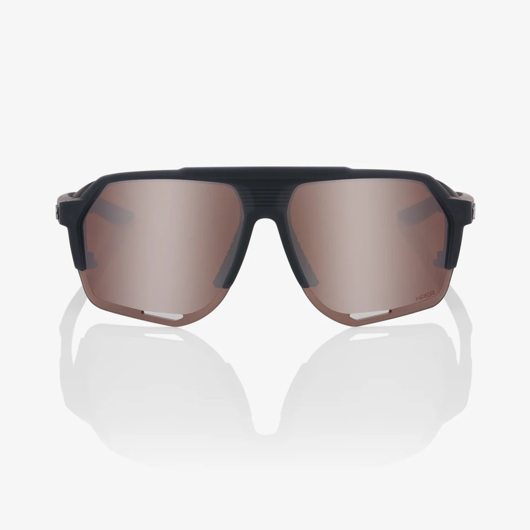 100% NORVIK™ - Soft Tact Crystal Black - HiPER® Crimson Silver Mirror + Clear Lens