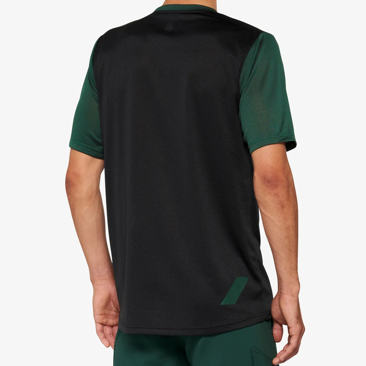 100% RIDECAMP Jersey Black/Forest Green