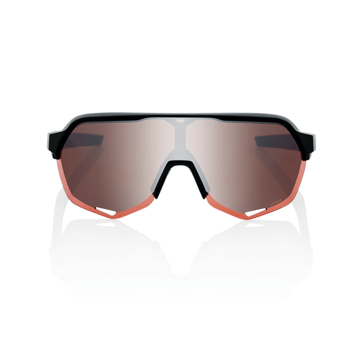 S2® - Soft Tact Black - Hiper Crimson Silver Mirror + Clear Lens