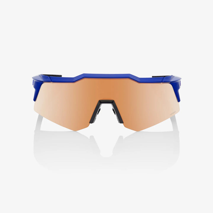 100% SPEEDCRAFT® XS - Gloss Cobalt Blue - Hiper Copper Mirror + Clear Lens