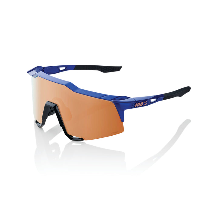 100% SPEEDCRAFT® - Gloss Cobalt Blue - HiPER® Copper Mirror + Clear Lens