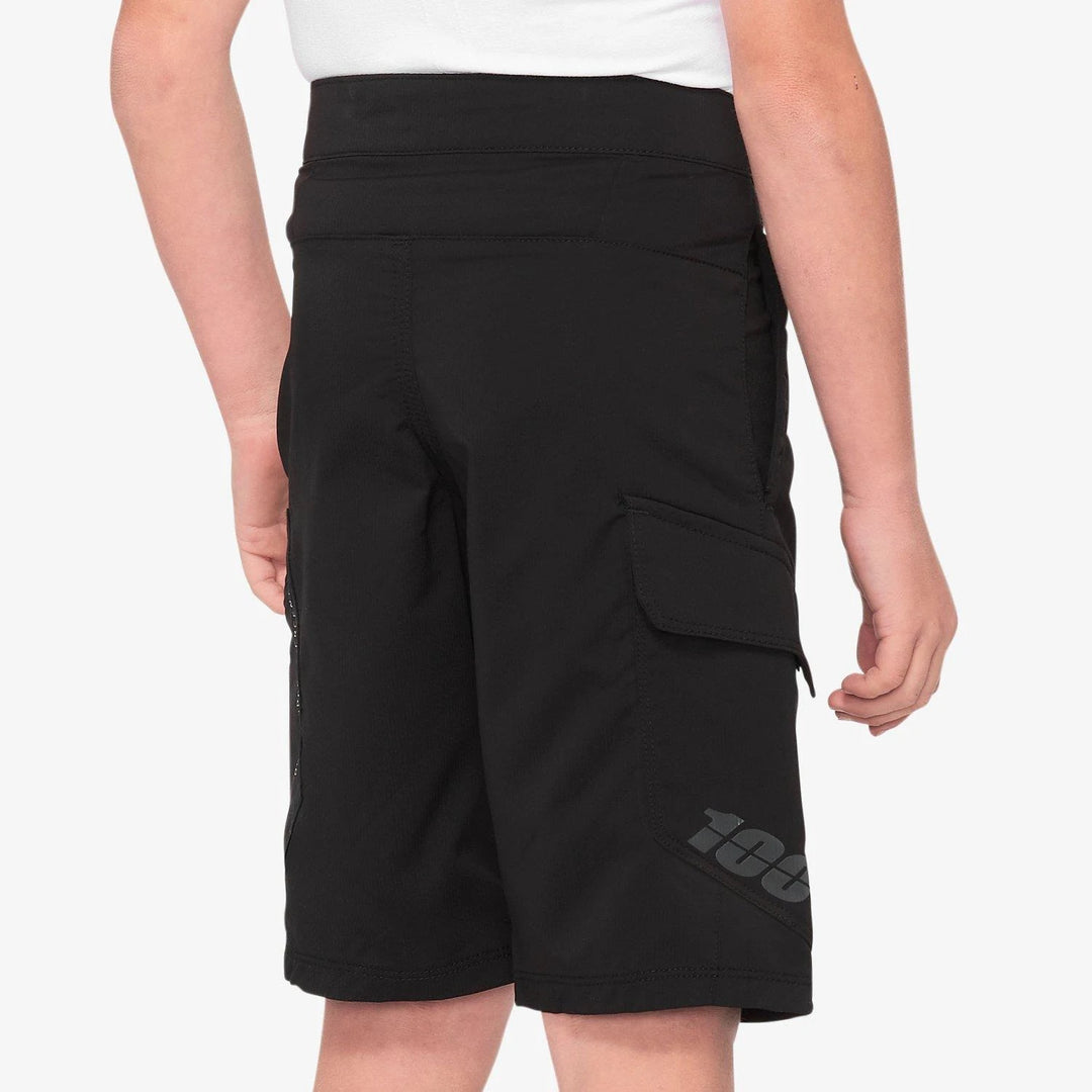 100% RIDECAMP Youth Shorts Black