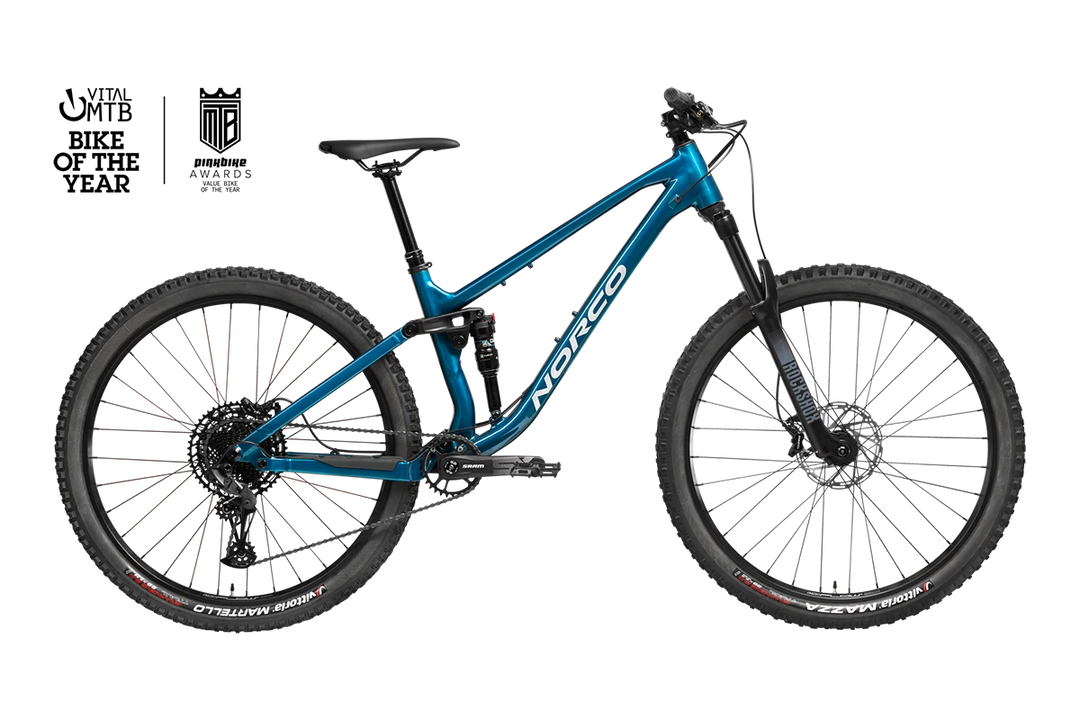 2023 Norco Fluid 29" FS A3 - Blue/Silver