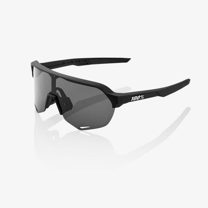 100% Lente S2® - Soft Tact Black - Smoke + Clear Lens